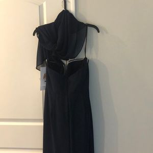 Hayley Paige Indigo Bridesmaids Dress NWT 5906